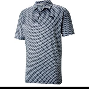 Puma x Palm Tree One Way Golf Polo Shirt size XL